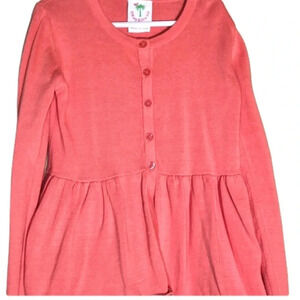 BOUTIQUE EUC GIRLS TOP SHIRT FALL WINTER SWEATER CASUAL HOLIDAY SIZE LARGE 7 8